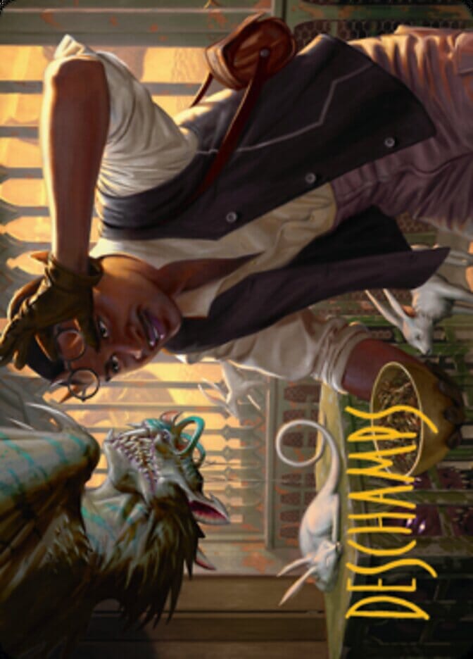 Bennie Bracks, Zoologist Art Card (Gold-Stamped Signature) [Streets of New Capenna Art Series] MTG Single Magic: The Gathering  | Multizone: Comics And Games