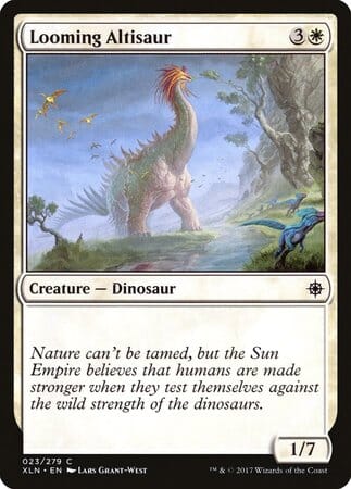 Looming Altisaur [Ixalan] MTG Single Magic: The Gathering  | Multizone: Comics And Games