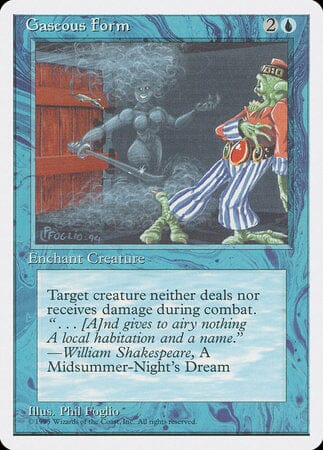Gaseous Form [Fourth Edition] MTG Single Magic: The Gathering  | Multizone: Comics And Games