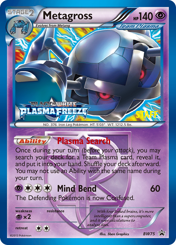 Metagross (BW75) [Black & White: Black Star Promos] Pokemon Single Pokémon  | Multizone: Comics And Games