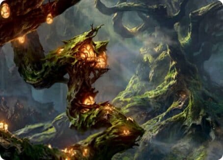 Forest Art Card [Strixhaven: School of Mages Art Series] MTG Single Magic: The Gathering  | Multizone: Comics And Games