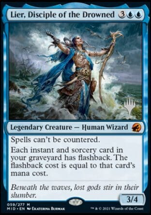 Lier, Disciple of the Drowned (Promo Pack) [Innistrad: Midnight Hunt Promos] MTG Single Magic: The Gathering  | Multizone: Comics And Games