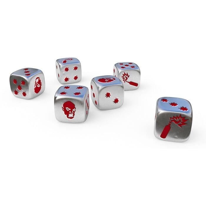 Zombicide 2.0: Full Metal Dice Set Board Game CMON  | Multizone: Comics And Games