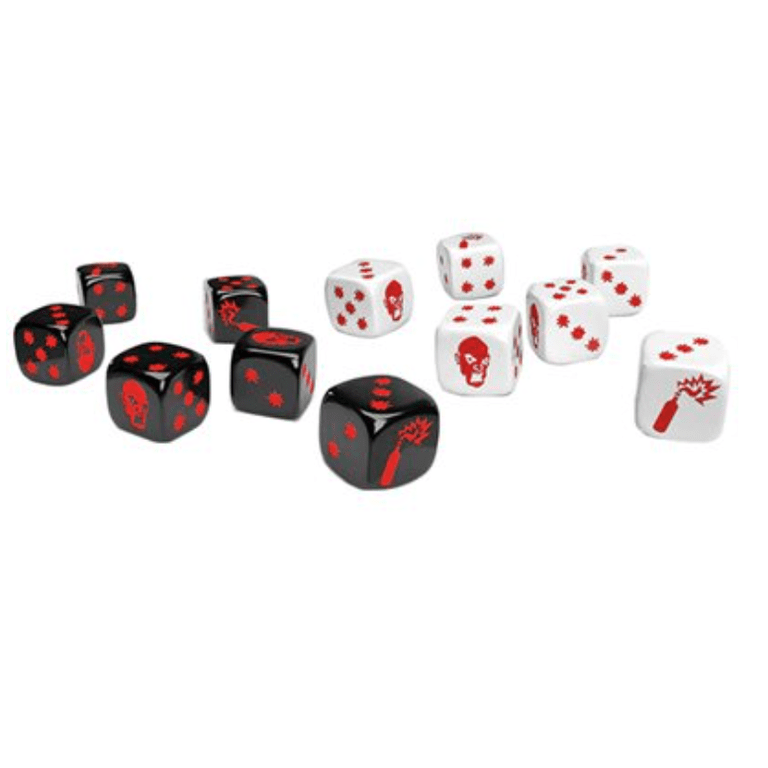 Zombicide 2.0: Special Black & White Dice Board Game CMON  | Multizone: Comics And Games