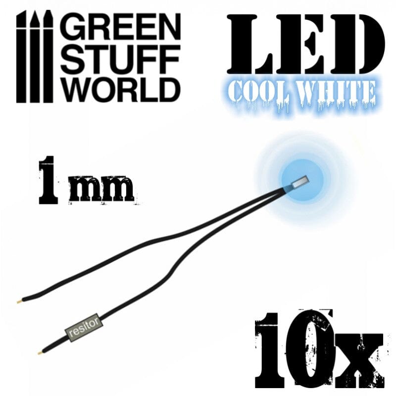 LED Lights - 2mm Miniatures|Figurines Green Stuff World warm White  | Multizone: Comics And Games