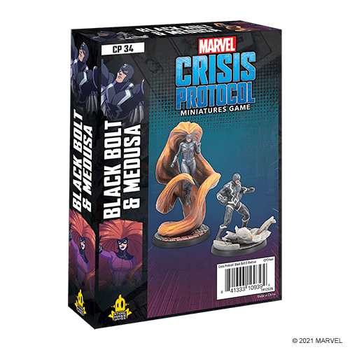 CP Black Bolt and Medusa Miniatures Multizone: Comics And Games  | Multizone: Comics And Games