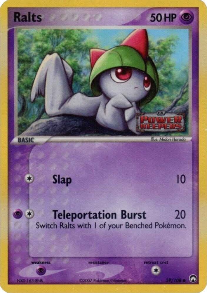 Ralts (59/108) (Stamped) [EX: Power Keepers] Pokemon Single Pokémon  | Multizone: Comics And Games