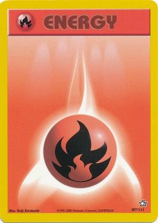 Fire Energy (107/111) [Neo Genesis Unlimited] Pokemon Single Pokémon  | Multizone: Comics And Games
