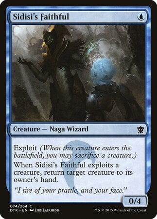 Sidisi's Faithful [Dragons of Tarkir] MTG Single Magic: The Gathering  | Multizone: Comics And Games