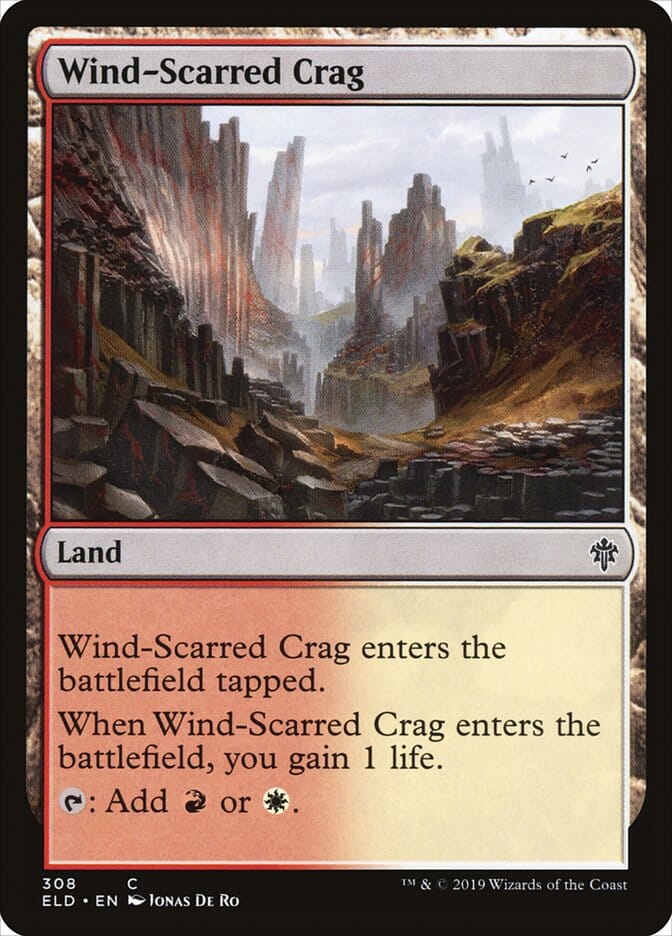 Wind-Scarred Crag [Throne of Eldraine] MTG Single Magic: The Gathering  | Multizone: Comics And Games