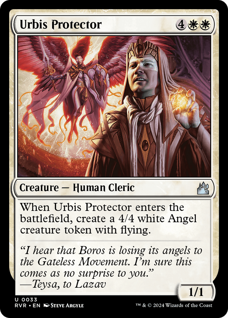 Urbis Protector [Ravnica Remastered] MTG Single Magic: The Gathering  | Multizone: Comics And Games