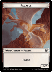 Pirate // Pegasus Double-Sided Token [Wilds of Eldraine Commander Tokens] MTG Single Magic: The Gathering  | Multizone: Comics And Games