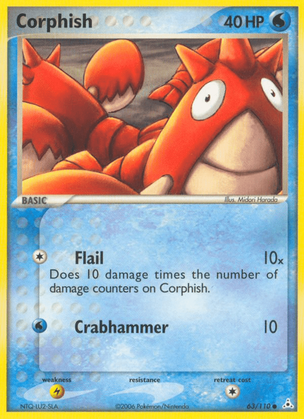 Corphish (63/110) [EX: Holon Phantoms] Pokemon Single Pokémon  | Multizone: Comics And Games