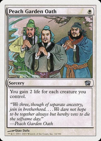 Peach Garden Oath [Eighth Edition] MTG Single Magic: The Gathering  | Multizone: Comics And Games