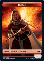 Copy // Human (010) Double-sided Token [Innistrad: Crimson Vow Tokens] MTG Single Magic: The Gathering  | Multizone: Comics And Games