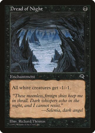 Dread of Night [Tempest] MTG Single Magic: The Gathering  | Multizone: Comics And Games