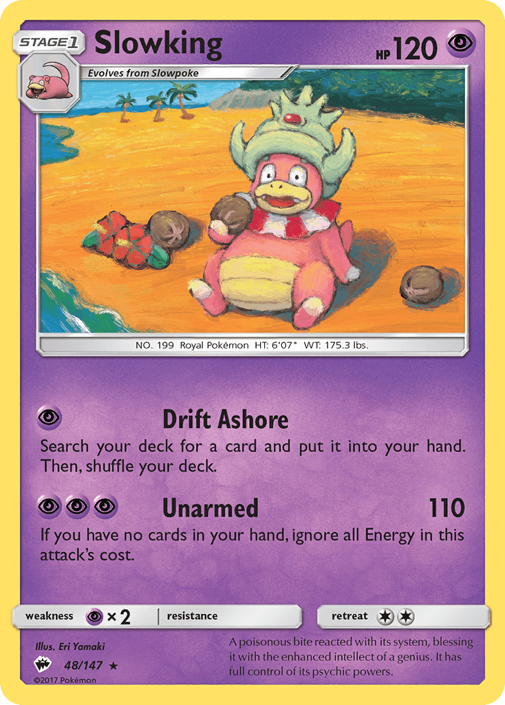 Slowking (48/147) [Sun & Moon: Burning Shadows] Pokemon Single Pokémon  | Multizone: Comics And Games