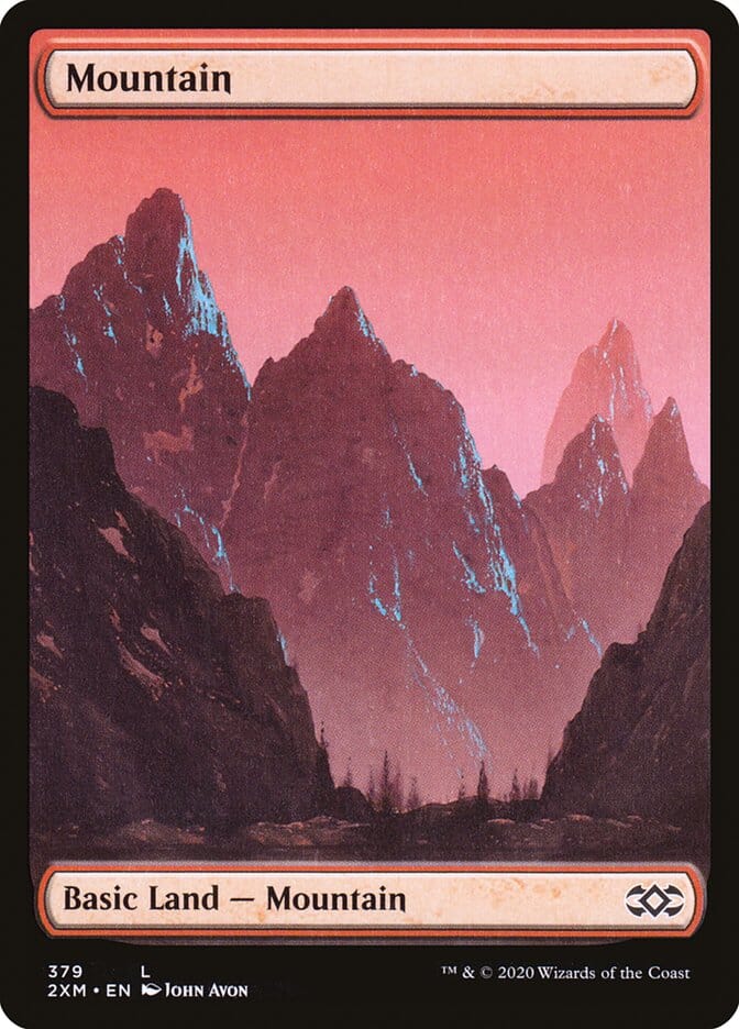 Mountain (379) [Double Masters] MTG Single Magic: The Gathering  | Multizone: Comics And Games