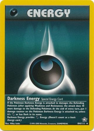Darkness Energy (104/111) [Neo Genesis Unlimited] Pokemon Single Pokémon  | Multizone: Comics And Games