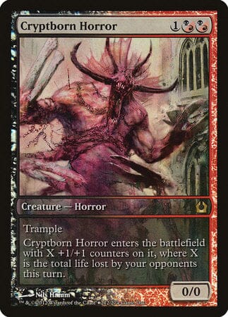 Cryptborn Horror [Return to Ravnica Promos] MTG Single Magic: The Gathering  | Multizone: Comics And Games