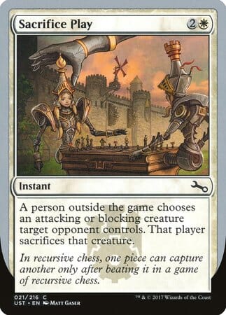 Sacrifice Play [Unstable] MTG Single Magic: The Gathering  | Multizone: Comics And Games