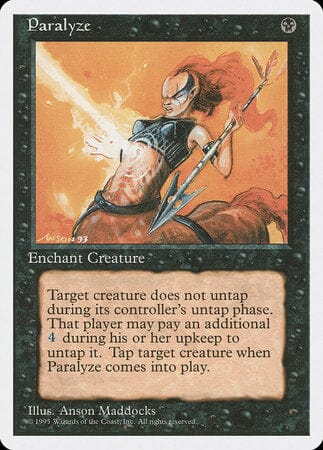 Paralyze [Fourth Edition] MTG Single Magic: The Gathering  | Multizone: Comics And Games