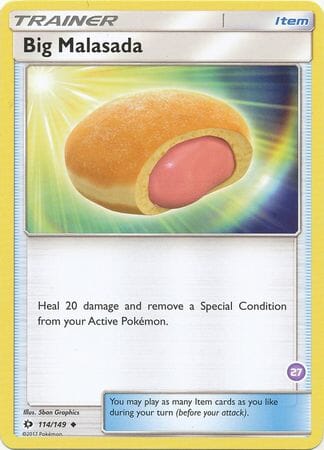 Big Malasada (114/149) (Deck Exclusive #27) [Sun & Moon: Trainer Kit - Alolan Sandslash] Pokemon Single Pokémon  | Multizone: Comics And Games
