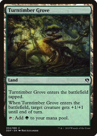 Turntimber Grove [Duel Decks: Zendikar vs. Eldrazi] MTG Single Magic: The Gathering  | Multizone: Comics And Games