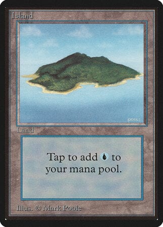 Island (B) [Limited Edition Beta] MTG Single Magic: The Gathering  | Multizone: Comics And Games