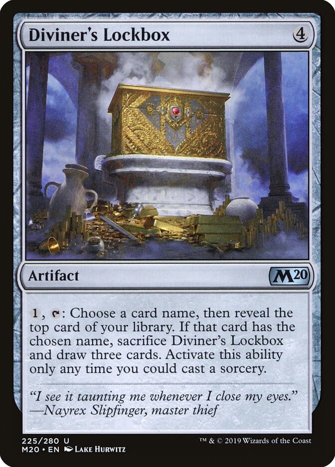 Diviner's Lockbox [Core Set 2020] MTG Single Magic: The Gathering  | Multizone: Comics And Games