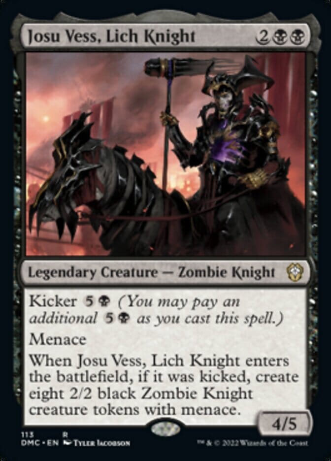 Josu Vess, Lich Knight [Dominaria United Commander] MTG Single Magic: The Gathering  | Multizone: Comics And Games