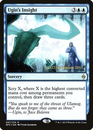 Ugin's Insight [Battle for Zendikar Promos] MTG Single Magic: The Gathering  | Multizone: Comics And Games