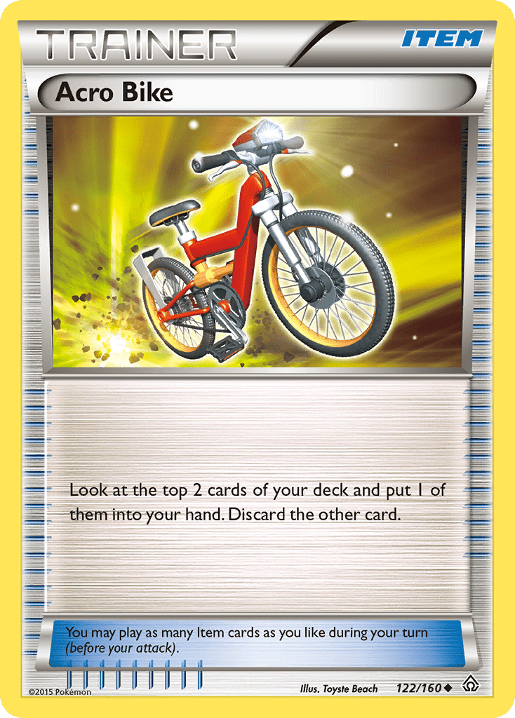 Acro Bike (122/160) [XY: Primal Clash] Pokemon Single Pokémon  | Multizone: Comics And Games