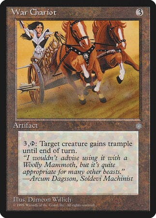 War Chariot [Ice Age] MTG Single Magic: The Gathering  | Multizone: Comics And Games