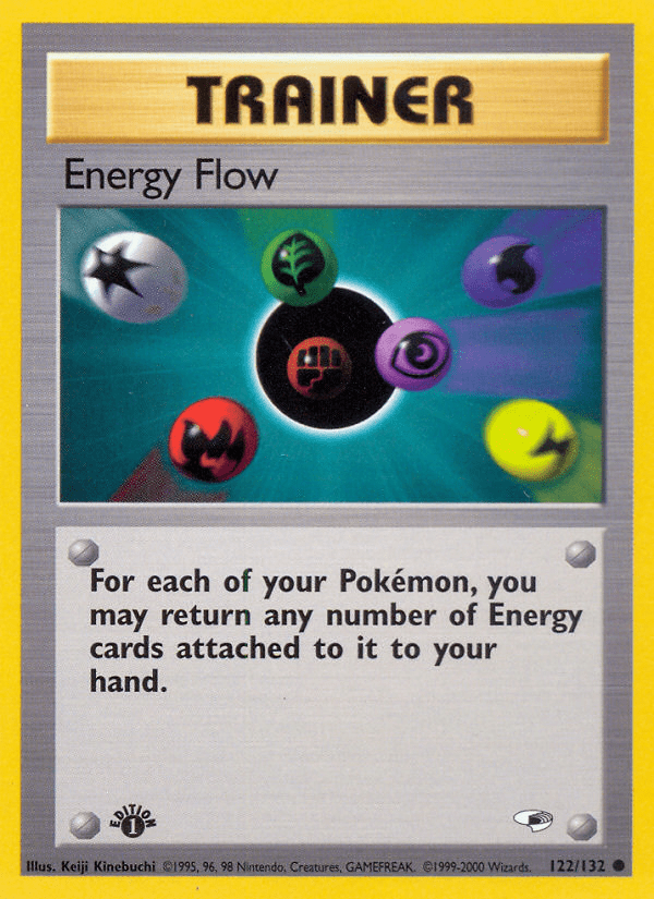 Energy Flow (122/132) [Gym Heroes 1st Edition] Pokemon Single Pokémon  | Multizone: Comics And Games