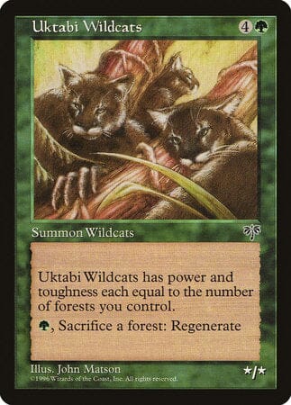 Uktabi Wildcats [Mirage] MTG Single Magic: The Gathering  | Multizone: Comics And Games