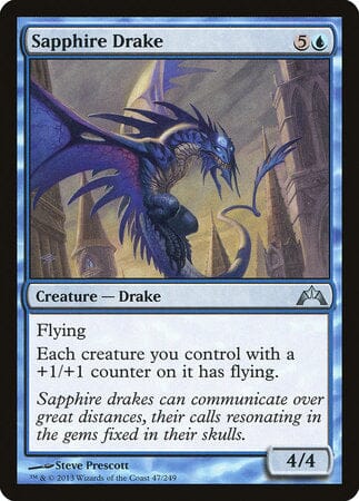 Sapphire Drake [Gatecrash] MTG Single Magic: The Gathering  | Multizone: Comics And Games