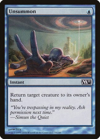 Unsummon [Magic 2011] MTG Single Magic: The Gathering  | Multizone: Comics And Games