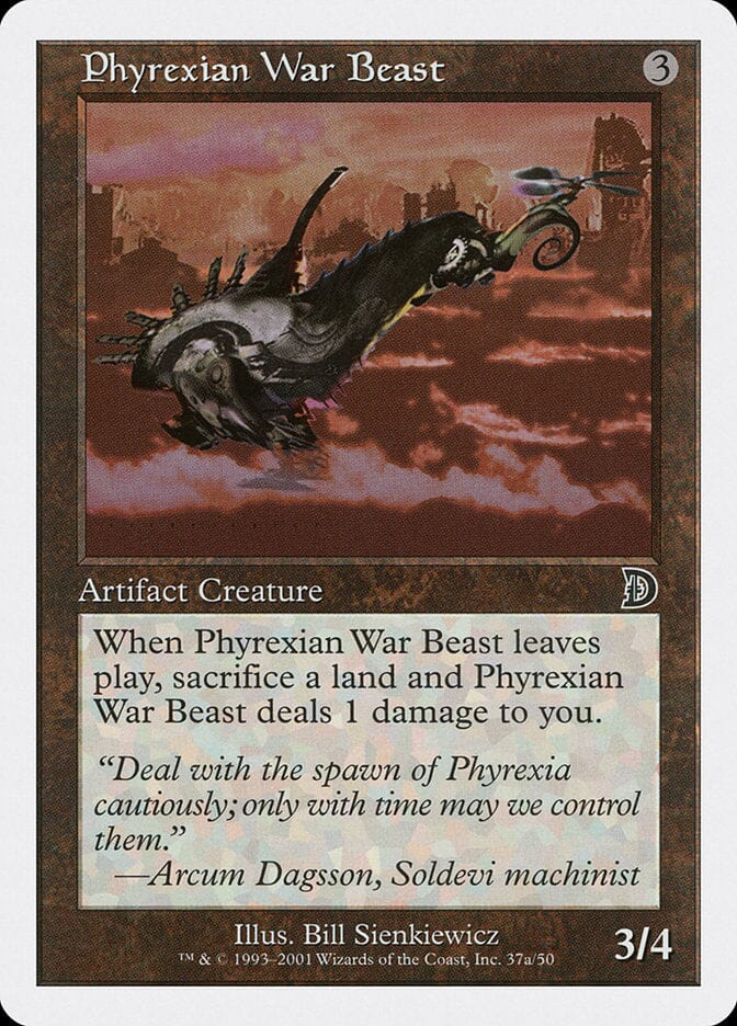 Phyrexian War Beast (Signature on Left) [Deckmasters] MTG Single Magic: The Gathering  | Multizone: Comics And Games