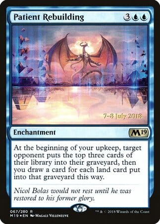 Patient Rebuilding [Core Set 2019 Promos] MTG Single Magic: The Gathering  | Multizone: Comics And Games