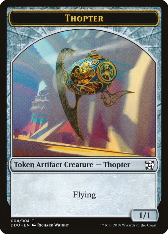Thopter (004/004) [Duel Decks: Elves vs. Inventors Tokens] MTG Single Magic: The Gathering  | Multizone: Comics And Games