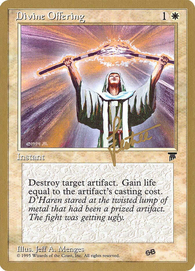 Divine Offering (Bertrand Lestree) (SB) [Pro Tour Collector Set] MTG Single Magic: The Gathering  | Multizone: Comics And Games