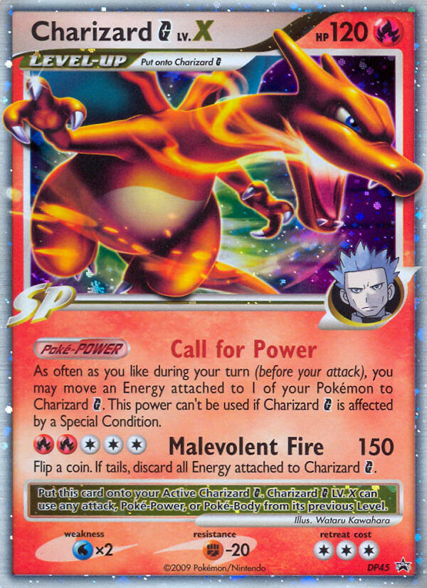Charizard G LV.X (DP45) [Diamond & Pearl: Black Star Promos] Pokemon Single Pokémon  | Multizone: Comics And Games
