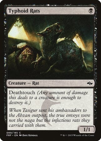 Typhoid Rats [Fate Reforged] MTG Single Magic: The Gathering  | Multizone: Comics And Games