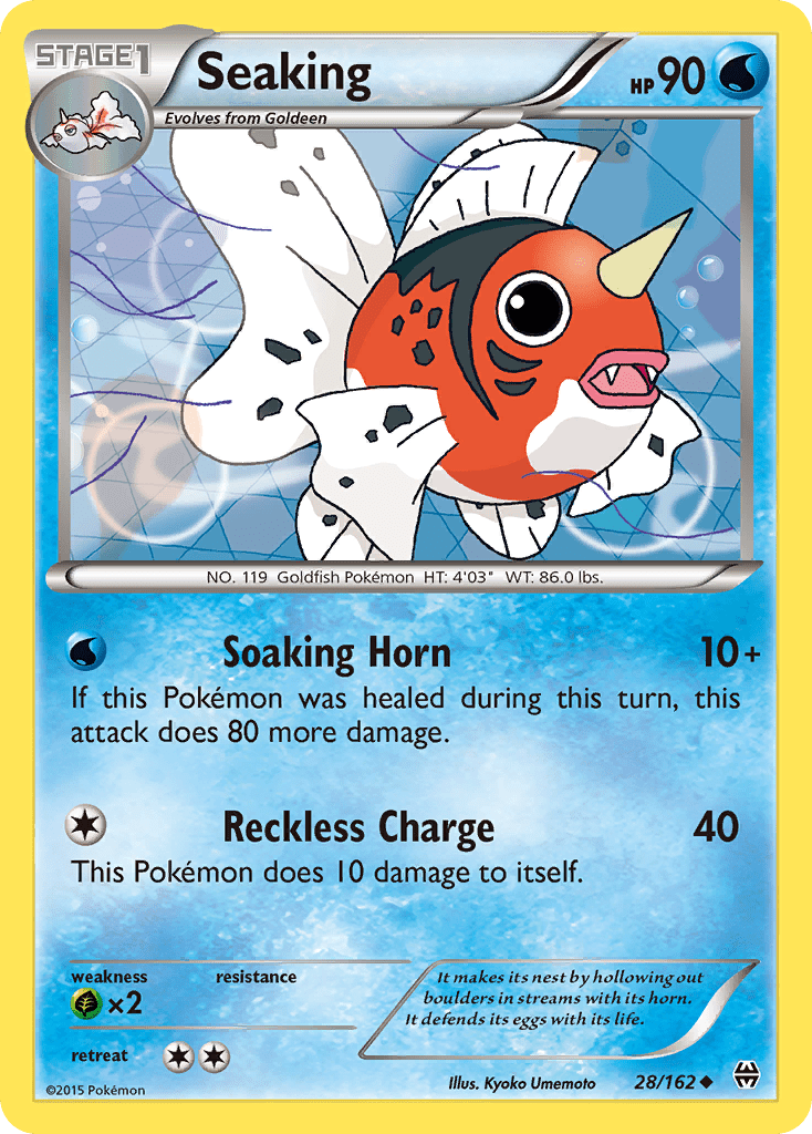 Seaking (28/162) [XY: BREAKthrough] Pokemon Single Pokémon  | Multizone: Comics And Games