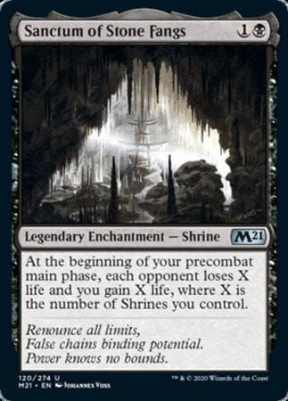 Sanctum of Stone Fangs [Core Set 2021] MTG Single Magic: The Gathering  | Multizone: Comics And Games