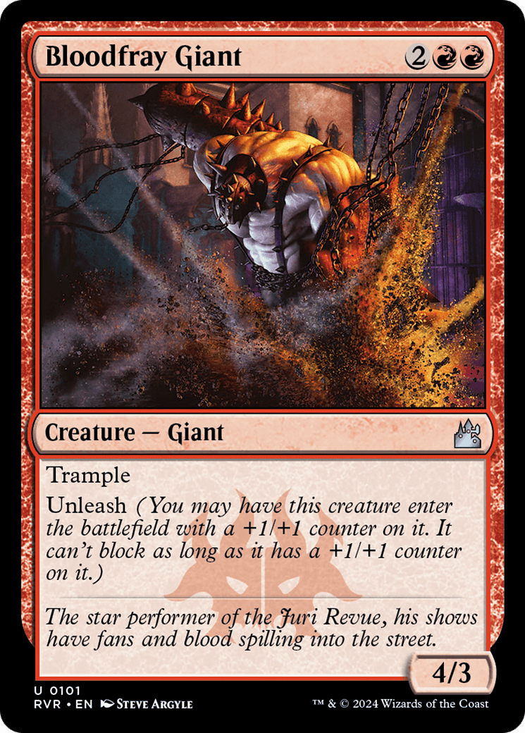 Bloodfray Giant [Ravnica Remastered] MTG Single Magic: The Gathering  | Multizone: Comics And Games