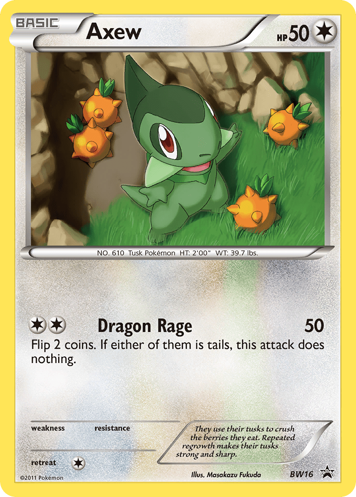 Axew (BW16) [Black & White: Black Star Promos] Pokemon Single Pokémon  | Multizone: Comics And Games