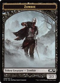 Zombie // Goblin Double-sided Token (Game Night) [Core Set 2019 Tokens] MTG Single Magic: The Gathering  | Multizone: Comics And Games