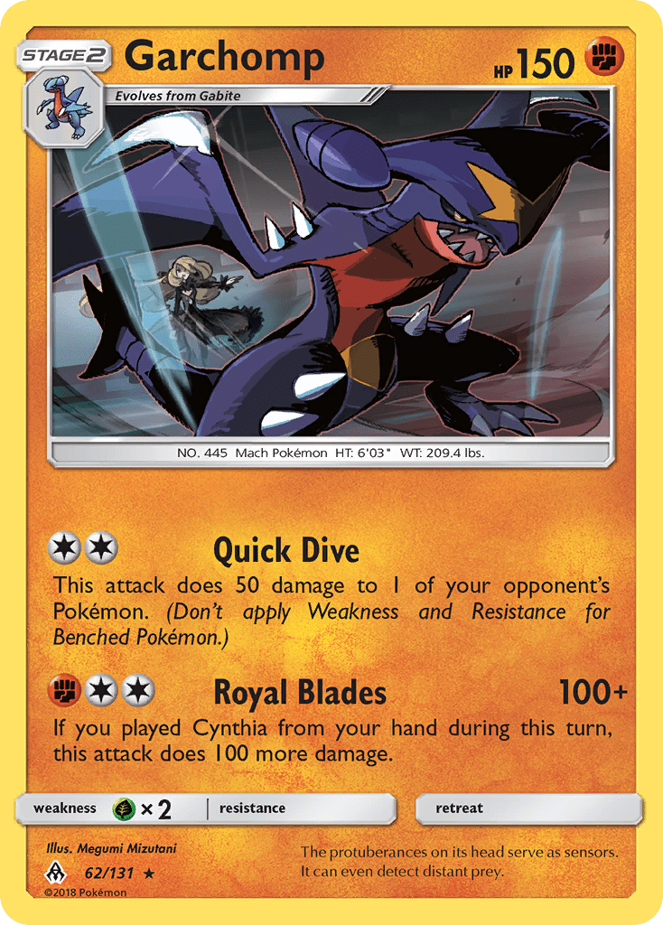 Garchomp (62/131) [Sun & Moon: Forbidden Light] Pokemon Single Pokémon  | Multizone: Comics And Games